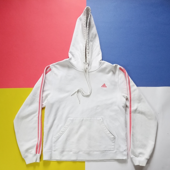 adidas Sweaters - Modern Women’s Adidas Embroidered Pink Sweater